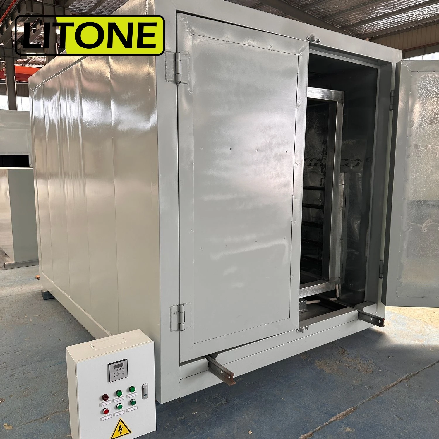 2025 Voltage Electric Burner Double Door Aluminum Powder Coating Curing Oven Accurate Temperature Control CE Certified