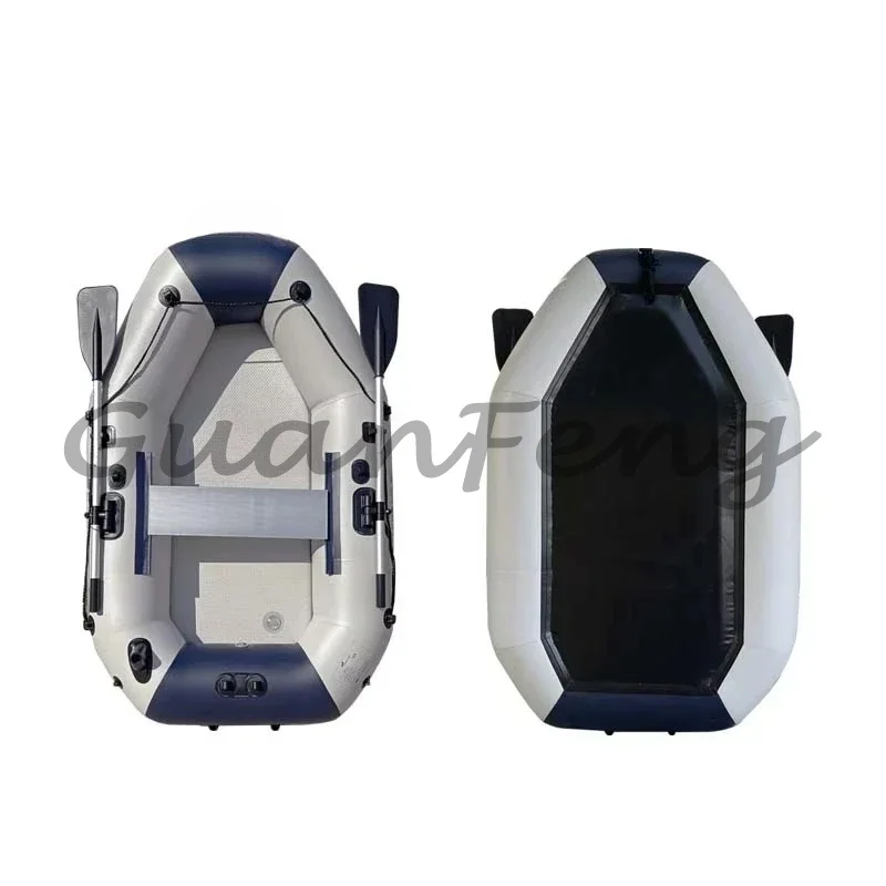 2-Person Thickened Inflatable Fishing Boat, for Lake, Pool Swimming and Outdoor Water Sports