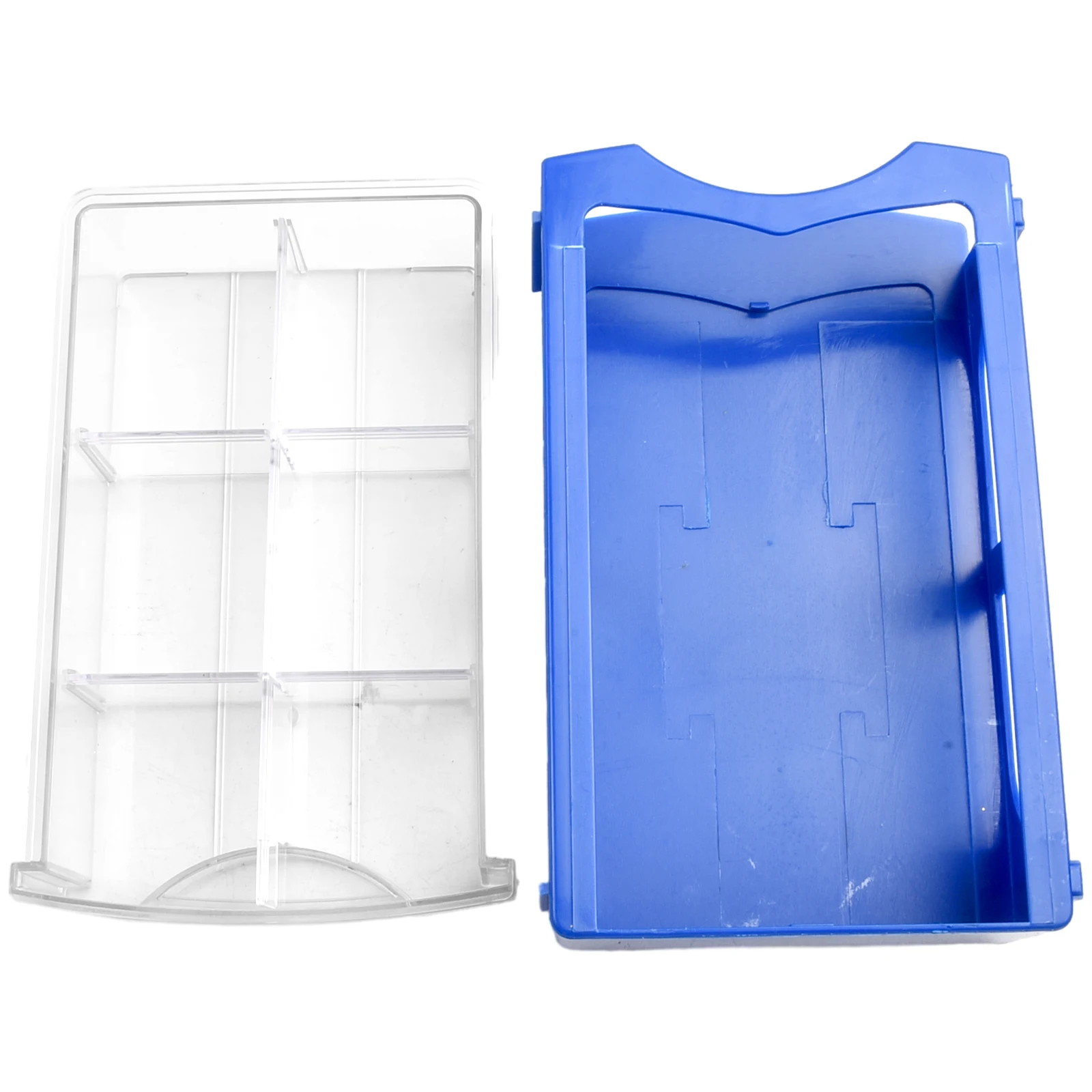 Stackable Plastic Organizer Box for Hardware Screws and Components with Transparent Drawers and Finger Grip for Easy Use