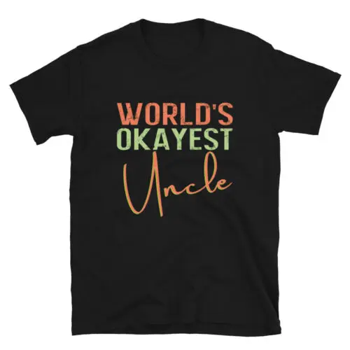 Vintage World's Okayest Uncle Design Unisex T-Shirt