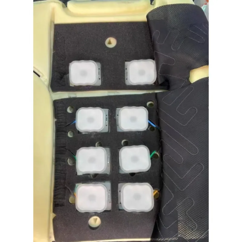 12-Point Air Massage Car Seat Cushion with Adjustable Lumbar Support for Ergonomic Driver Use