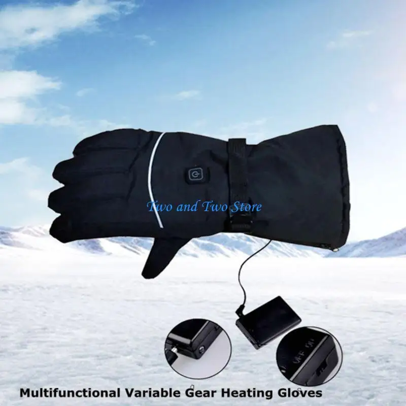 

HX6F 2pcs Light Weight Finger Glove Cycling Glove Biking Mitten Shock-Absorbing Glove for Cold Weather Outdoor Use