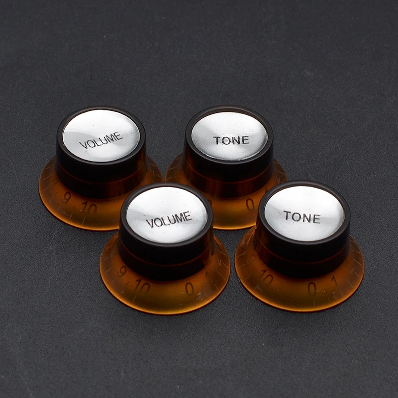 2T2V Gitarre Pot Knob Volume & Tone Control Knöpfe für LP Elektrische Gitarre Musik Zubehör Gold/Kaffee/Schwarz
