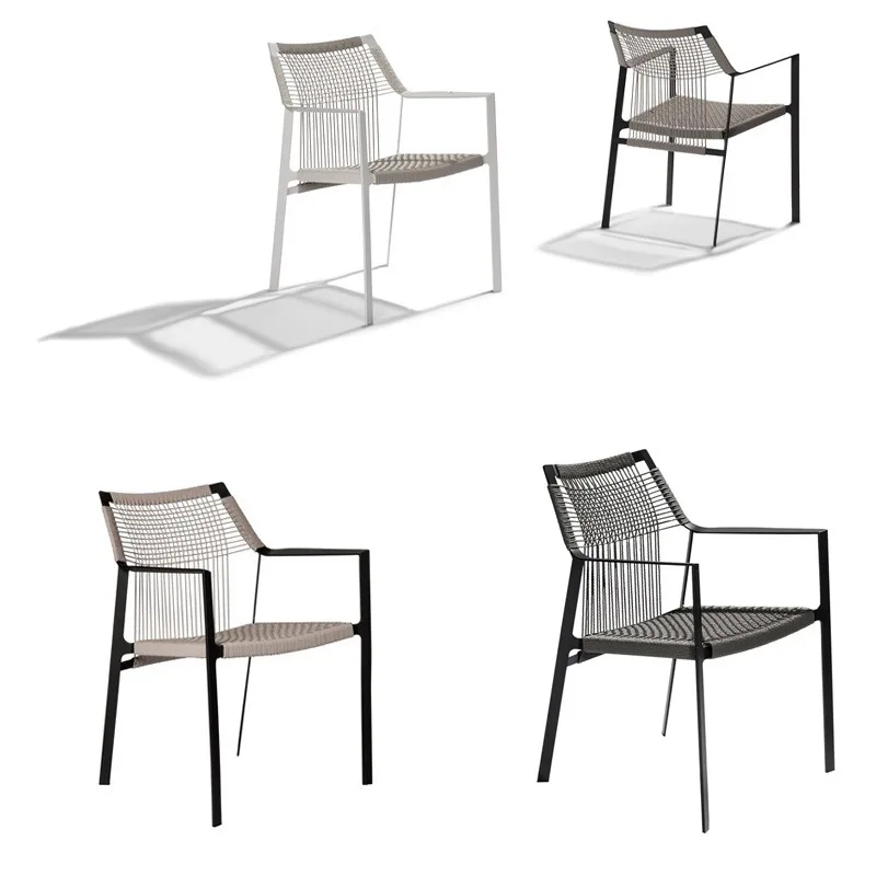 طاولات وكراسي ترفيهية خارجية، فناء، شرفة، بلاطة صخرية، في الهواء الطلق، مقاومة للماء، حديقة منزلية، فيلا، طاولة وكرسي من الخيزران #4