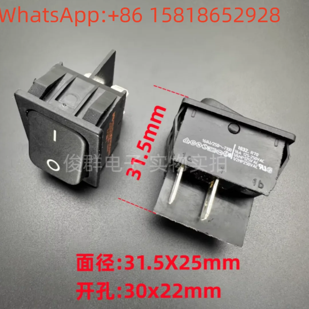 1 pieces of German MARQUARDT 1832. R70 boat-type power switch 4-pin 2-position 16A rocker KCD4