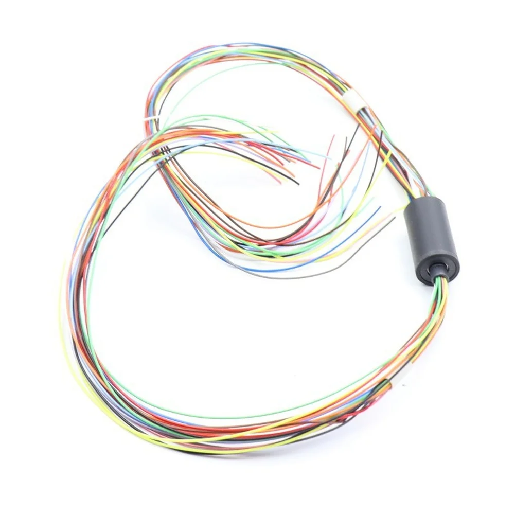 Conductive Slip Ring 18 Channels 2A Rotary Electrical Connector 360 Degree Rotating Joint 300RPM Signal Power Transmission Ring