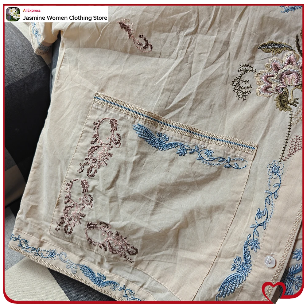 Fabulous Embroidered 2 Piece S - đánh giá và giá Embroidery Cotton Shirt