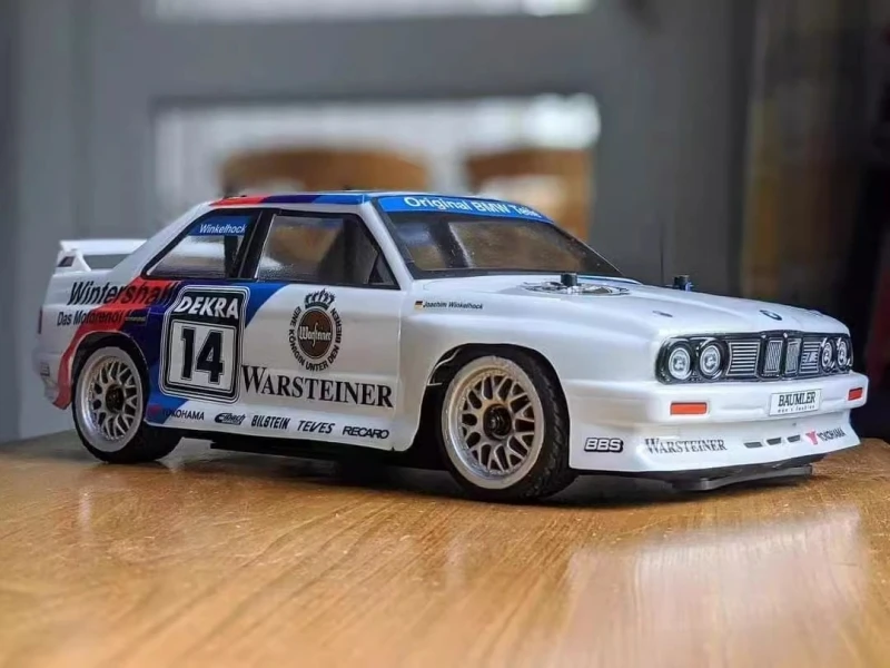 TM130 1/10 Mini BMW M3 E30 przezroczysta skorupa nadwozia, szerokość 165mm, rozstaw osi 210mm dla Tamiya M-podwozie