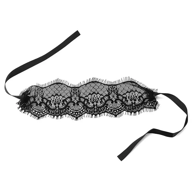 السيدات مثير الدانتيل قناع عين أسود أبيض الجوف خارج أقنعة تنكرية غطاء العين حفلة الهالوين تأثيري ازياء الملحقات #6