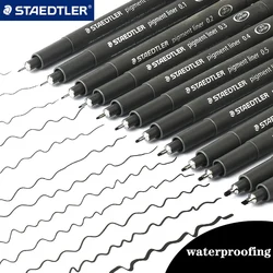 1 Pcs STAEDTLER Syringe Pen 308 Drawing Waterproof Hook Line Hand-painted Drawing Sketch Line Grass Pen Office Accessories
