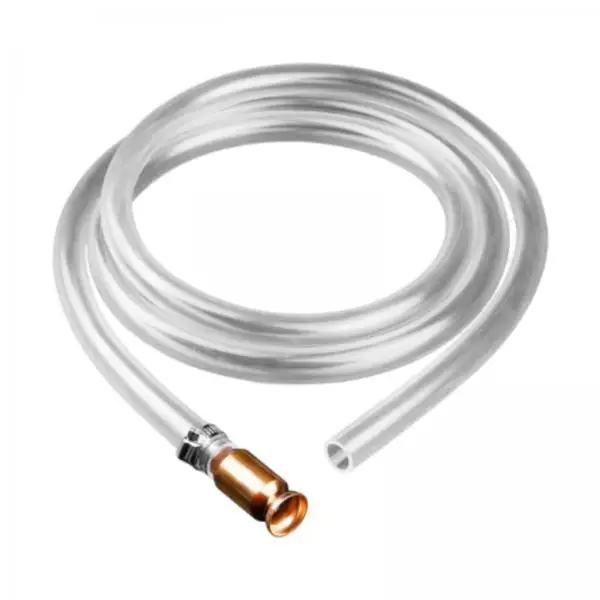 Hand Shaker Siphon Hose Transparent PVC Brass 1 2 Inch Valve Liquid Transfer Tube for Fish Tank Oil Diesel Use
