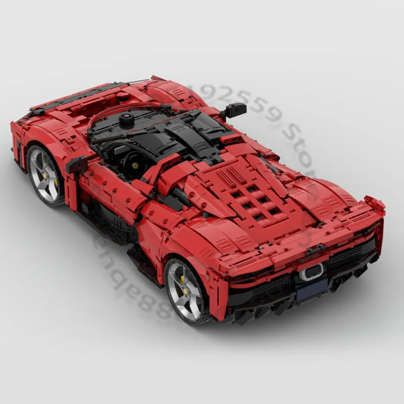 5117 Uds Speed King F80 MOC personalizar bloque de construcción Modular diseño creativo juguete educativo de aprendizaje DIY juguete para regalo de Navidad