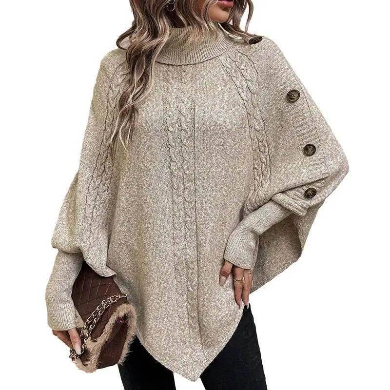 Women's Sweater Autumn Winter Loose Sweater Oversized Stripe Round Neck Knit  Long Sleeve Plus Size Rainbow Knitwear