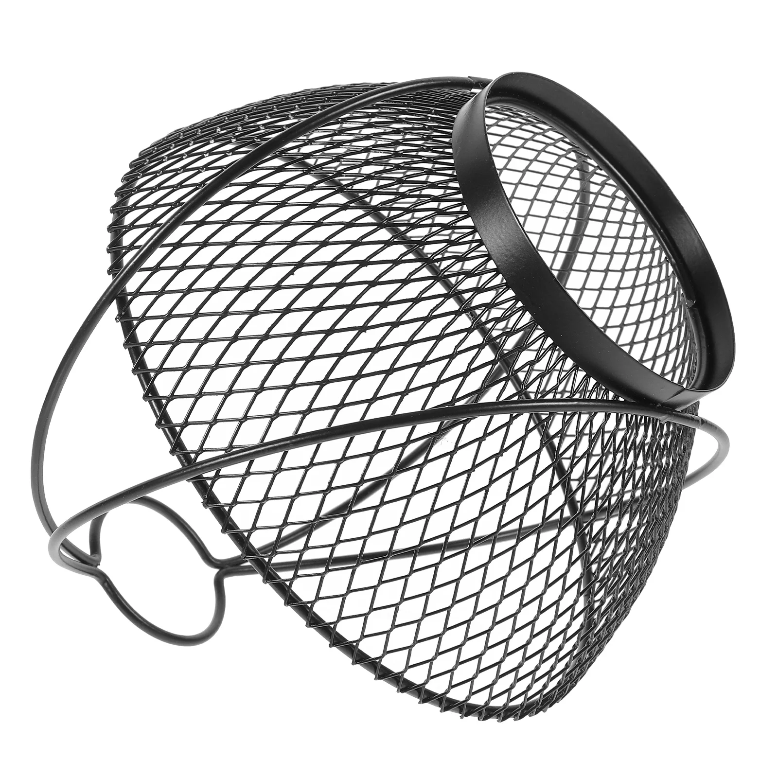 

Iron Lamp Shade Hollow Out Modern Elegant Geometric Design Matte Black Finish Versatile Home Decor Iron Lamp Shade