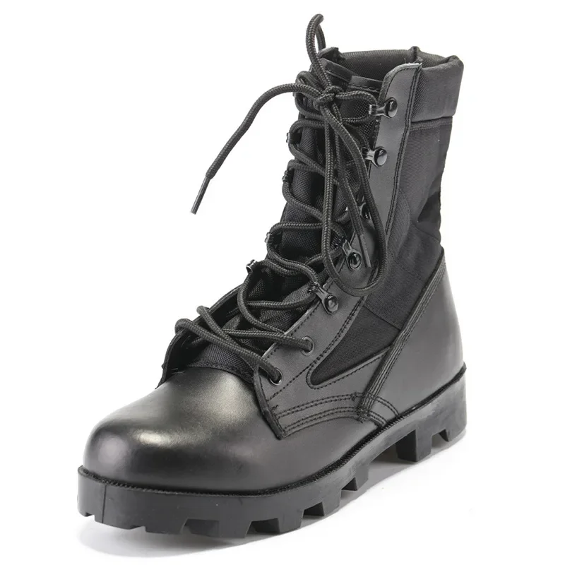 original Tactical Boots Men High-Top Army Shoes Outdoor Shock-Absorbing Hard-Soled High-Waist Hiking Botas