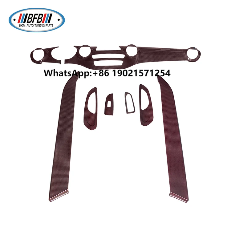 

Carbon Fiber for Car Interior Accessories Trim Add on Style Full Set 8 Pcs for Mercedes Vito W447 V260 2017up
