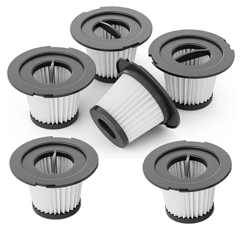 Substituição do filtro HEPA para aspirador sem fio, 6pcs