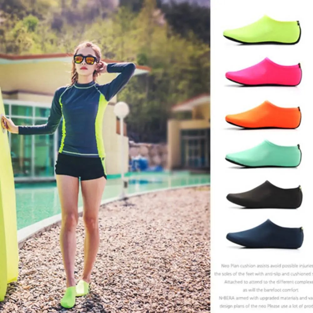 Adults Water Shoes Wet Suit Shoes Socks Diving Socks Pool Beach Swim Slip On Surf Fashion Breathable Socks 1 Pair