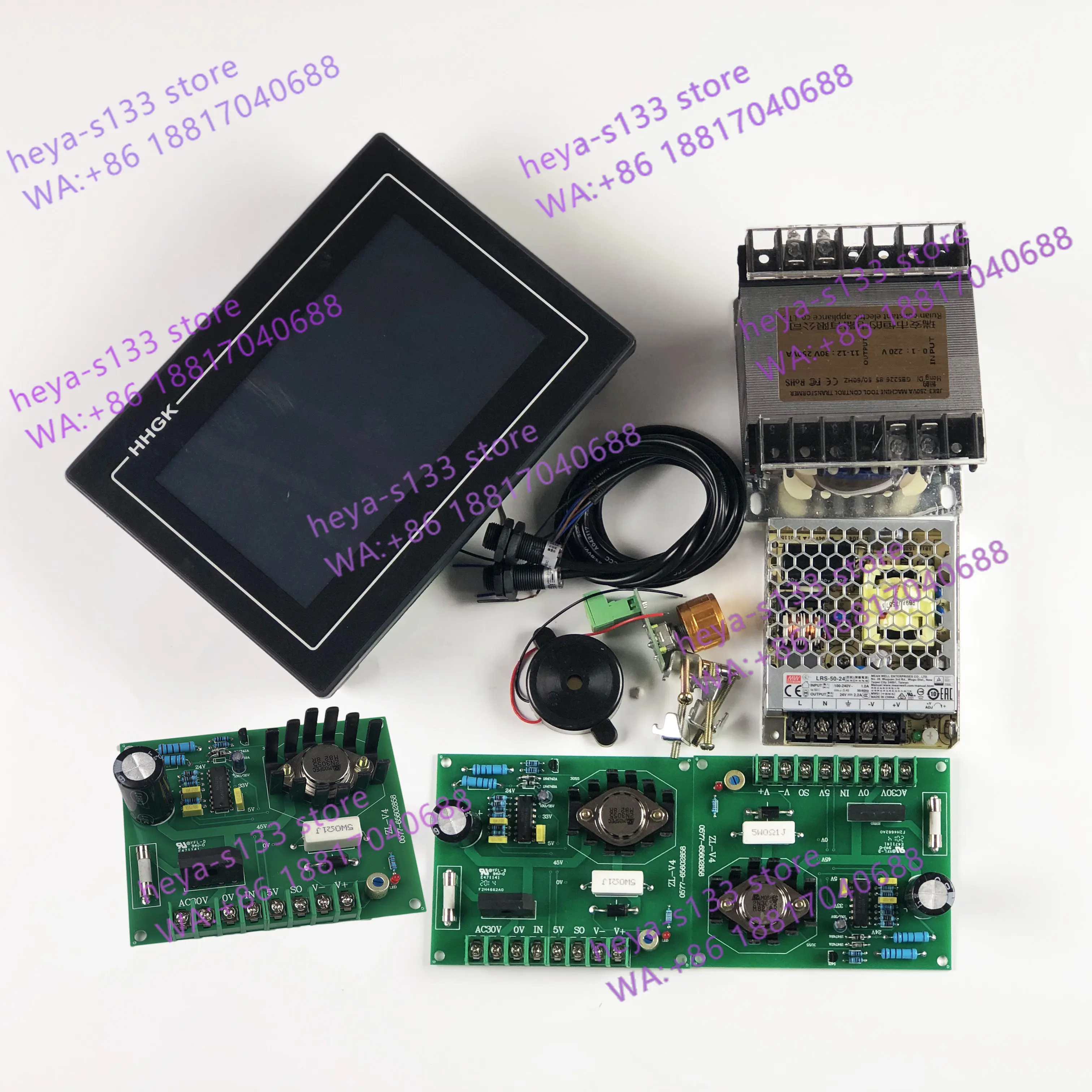PLC Control System of New Magnetic Powder Slitter Meltblown Cloth Slitter