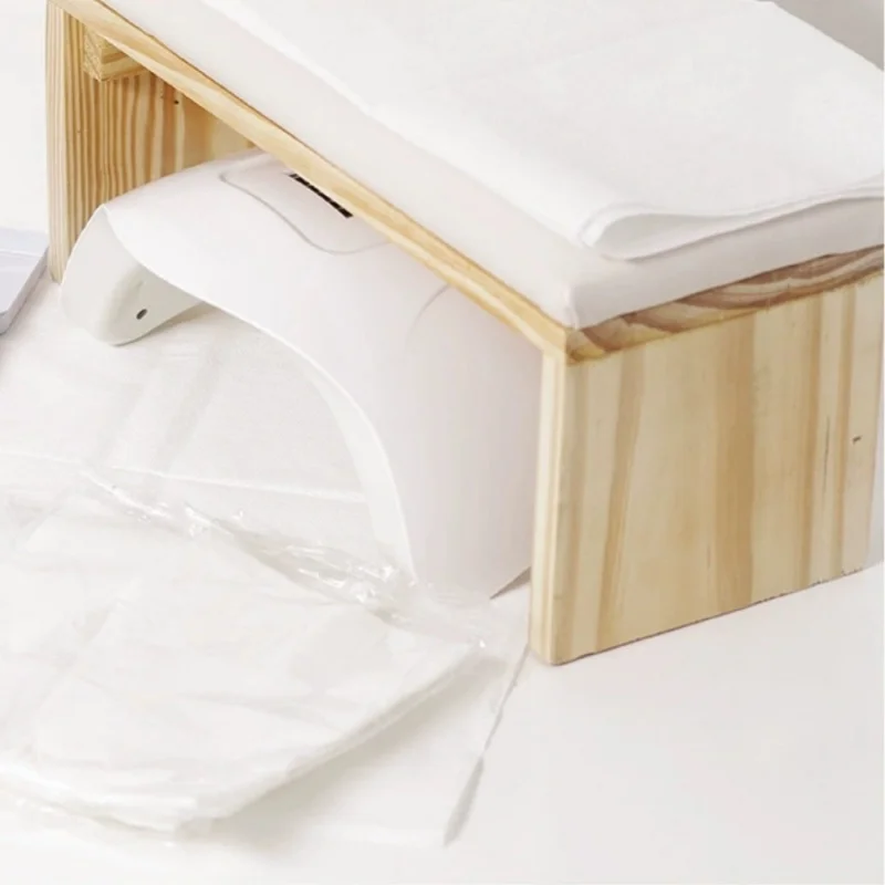 50pcs/100pcs 30*30cm Disposable Manicure Bath Mat Foot hand towel White Eyelash Tattoo Embroidery Tablecloth Drape