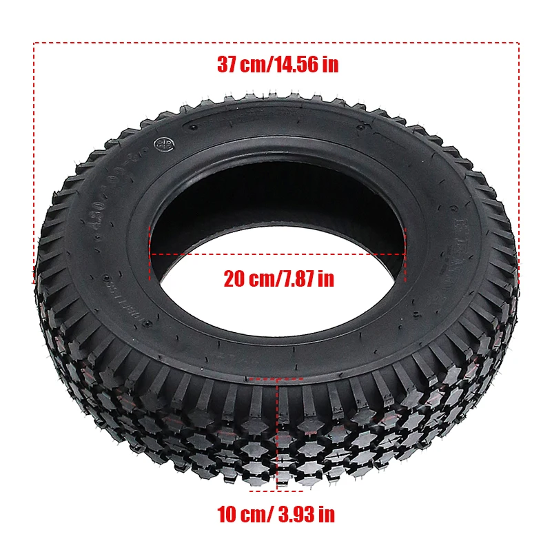 For Trailer Carousels, Thickened Vacuum Tires 4.80/4.00-8 Tire Accessories 4.00-8 Inner Tube