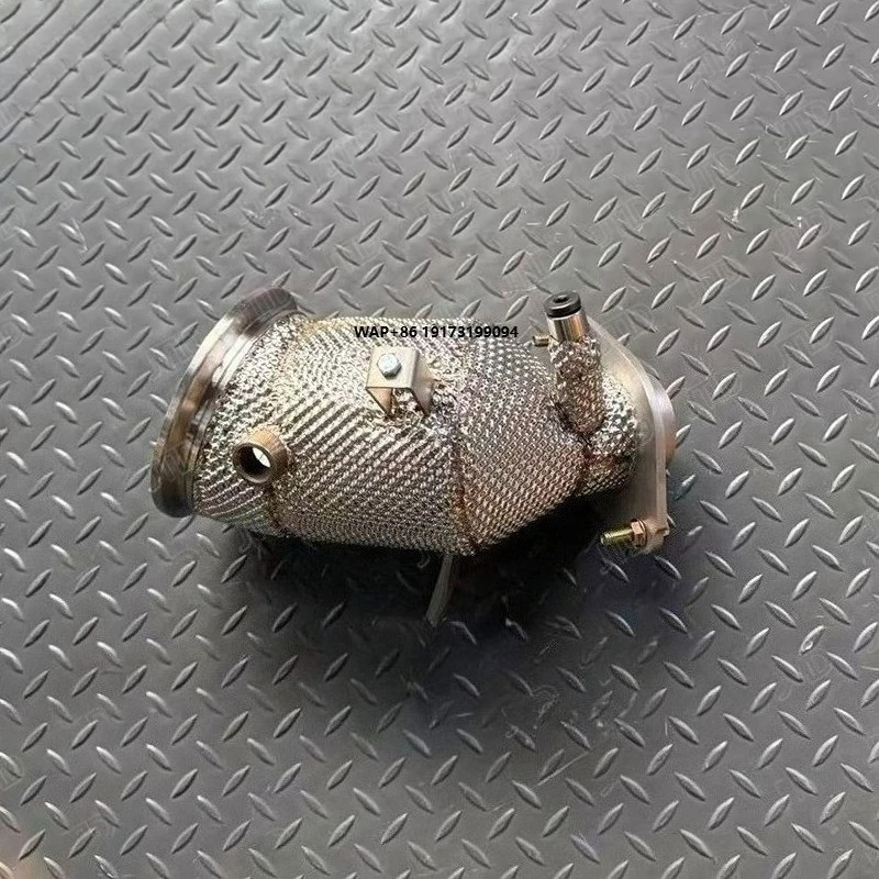 High Performance Stainless Steel Finish Downpipe for 2022 for GR Yaris Increases Power & Sound in Stock