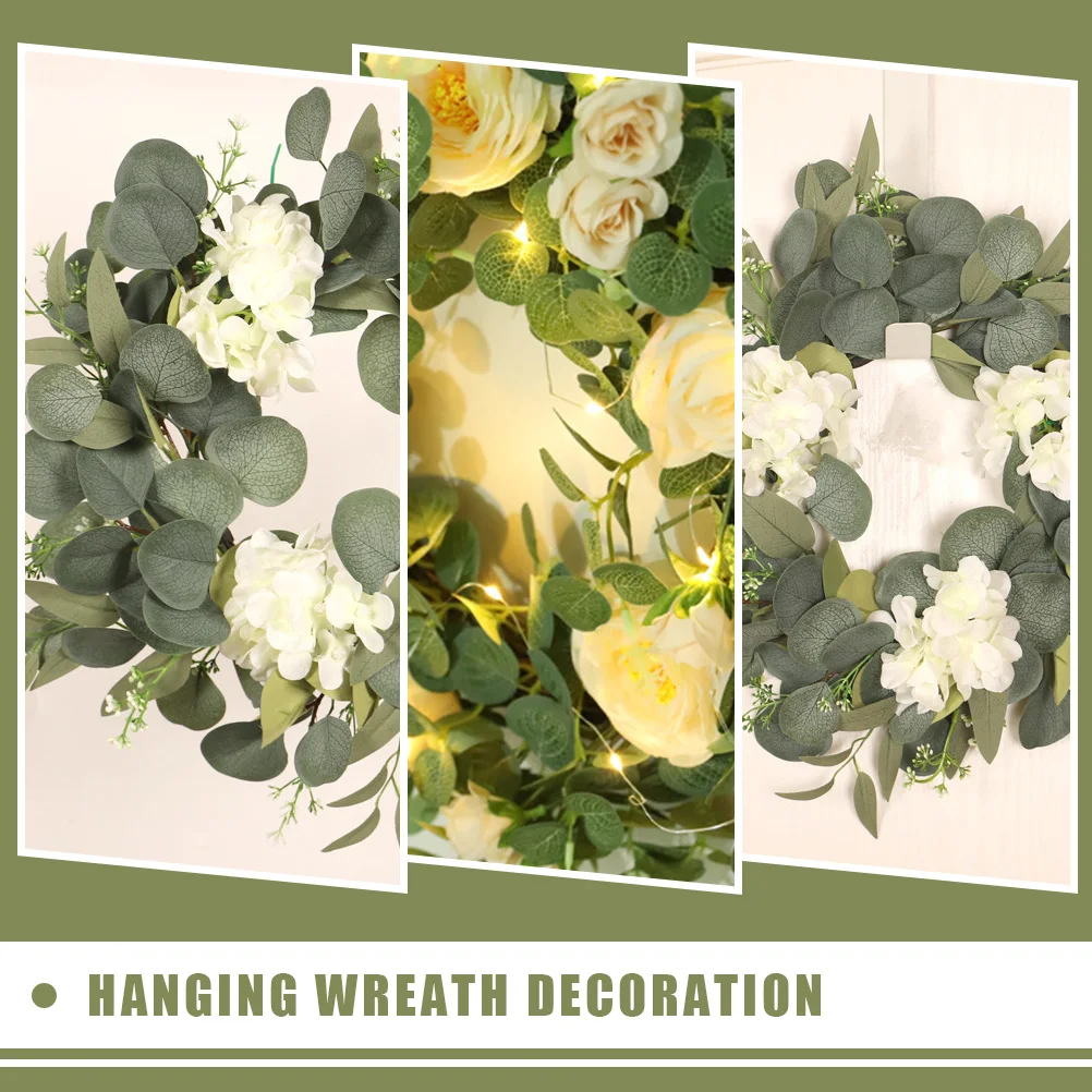 

Artificial Garland Decorations Floral Front Door Wreath Simulation Hydrangea Household