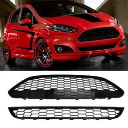 For 2013-2017 Ford Fiesta Zetec-S JA8 MK7 front bumper grille modification honeycomb grille ST model 1778260