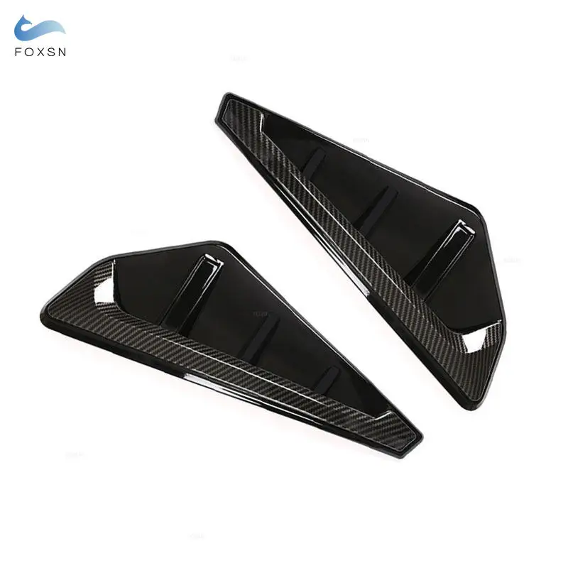 For BMW X5 G05 M Series X5M 2019 2020 2021 Car Exterior Side Air Vent Grille Fender Cover Trim ABS Carbon Style Accessories