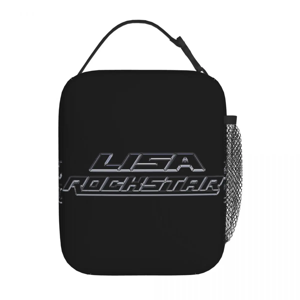 LISA Rockstar Kpop 2024 Accessories Insulated Lunch Bag For Picnic Food Storage Bag Portable Cooler Thermal Bento Box