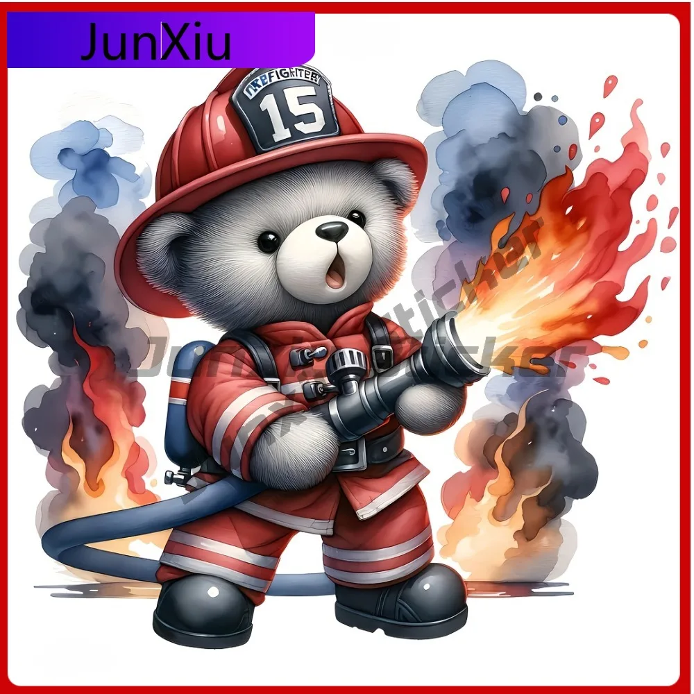 Brave Teddy Bear sticker Car Truck Window Bumper Graphics Vinyl Sticker Decal