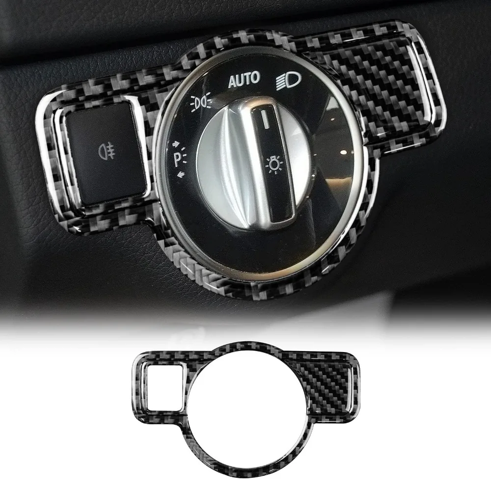 

Headlight Switch Head Light Adjusting Button Cover Frame Trim For Mercedes-Benz A/B/C/E/G Class GLE CLA GLK SLS GL GLS GLA ML SL