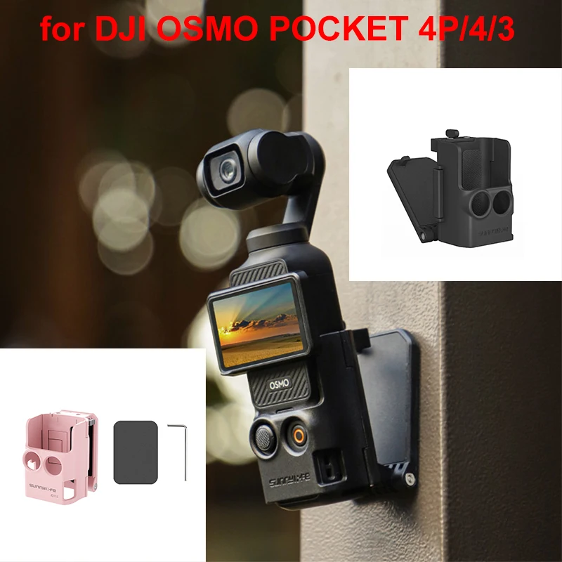 Magnetische Halterung für DJI OSMO POCKET 4P/4/3 Clip-Halterung für Radfahren/V-Log/Tisch-Aufnahmen für DJI Pocket 3 Kamera-Zubehör