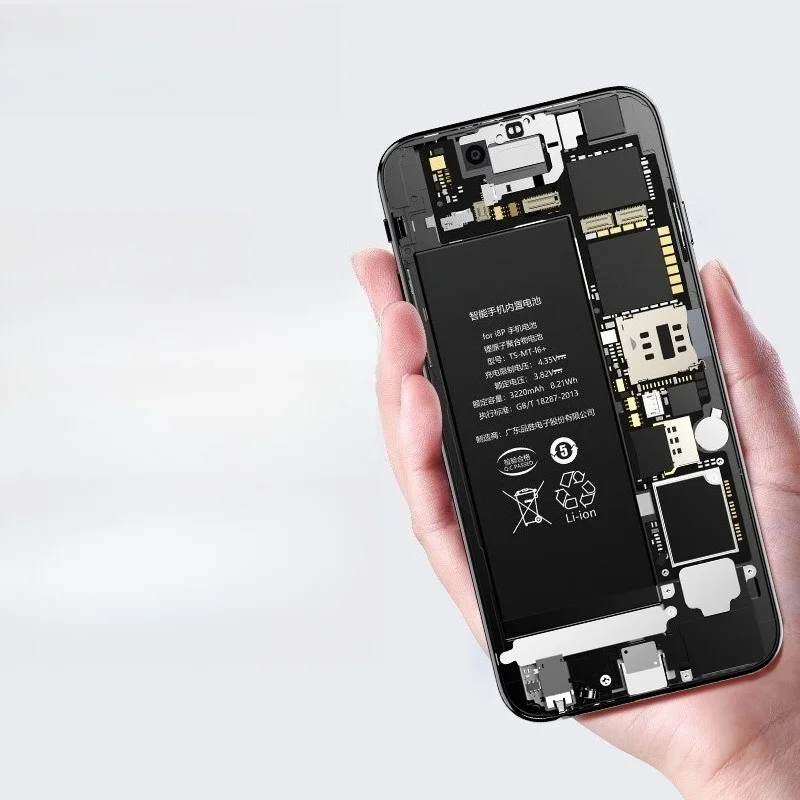 بطارية SuperMax بقدرة 4352 مللي أمبير في الساعة لهاتف آيفون 13/13 Pro/13 Pro Max A2487/A2636/A2638 بسعة 1.5X و650+ دورات بدون تحذير IOS