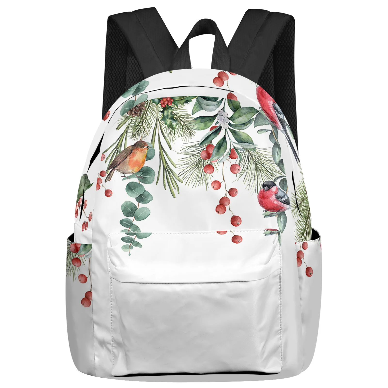 

Eucalyptus Berries Robin Feminina Backpacks Teenagers Student School Bags Laptop Custom Backpack Men Women Female Travel Mochila