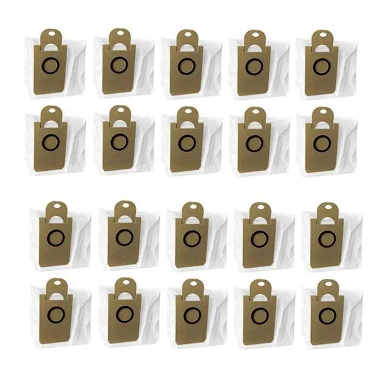 Y48A 20PCS Dust Bag for Honiture Q6 Q6 Pro Q6 SE Laresar L6 Nex L6 Pro Imou L11 L11 Pro RV1 Pro Max MiWhole M9 Mini Vacuum
