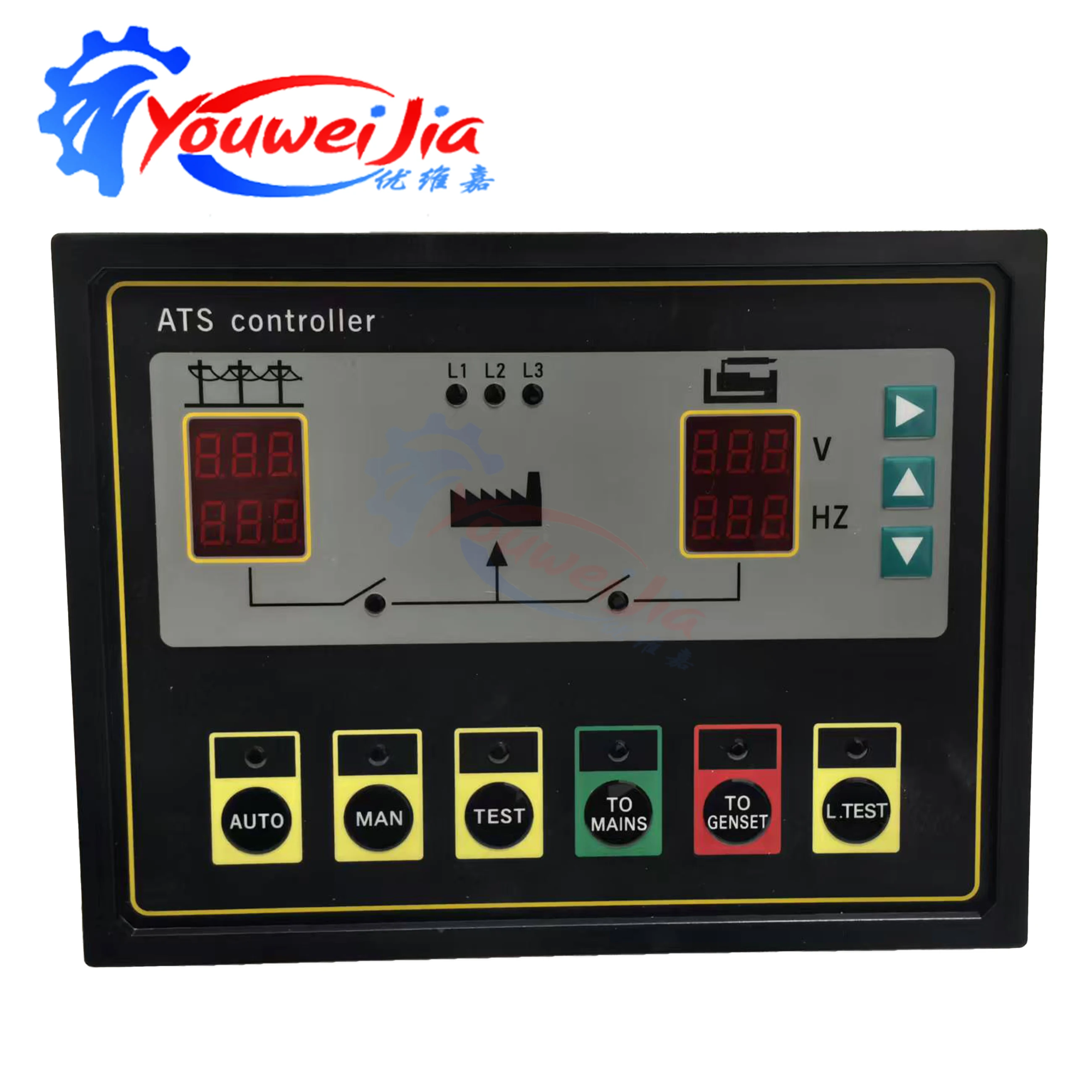 

Kexun Dual Power ATS Diesel Generator Set with TU510A-MG Transfer Switch Controller Module