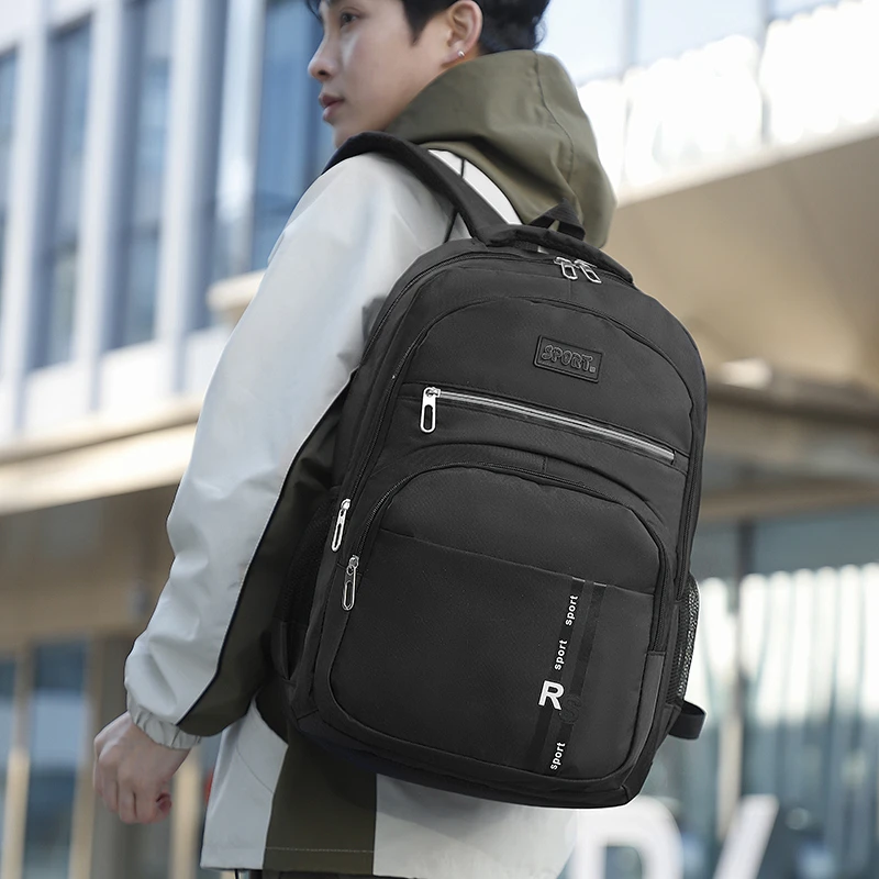 

Рюкзаки-оксфорды большой емкости высокого качества, однотонные, на молнии, простые, повседневные, универсальные, в классическом стиле, школьные сумки для женщин, распродажа 2024on