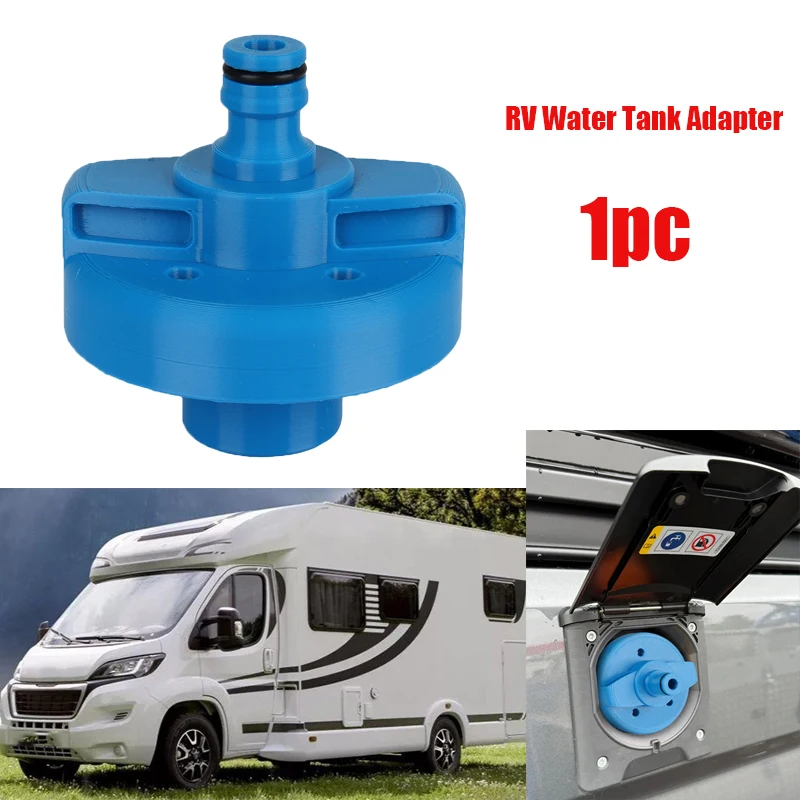 Durable Plastic RV Water Tank Adapter For Campers Trailers Caravan Tank Filler Adapter Easy-To-Install Connector Rv Accessories