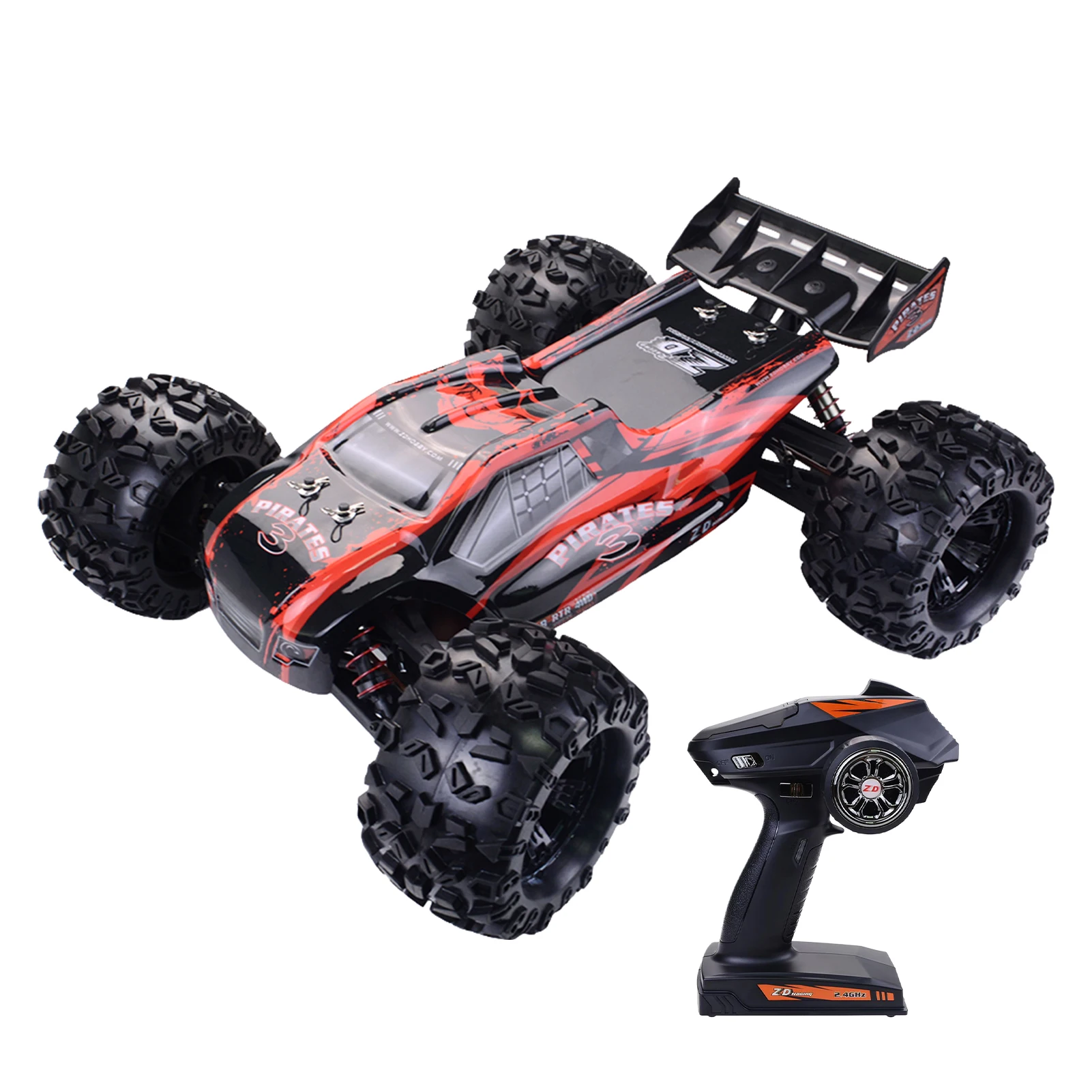 

1/8 ZD Racing 9021 V3 Brushless RC Car MT8 Pirates3 2.4G 4WD Electric Truggy Vehicle 90km/h Brushless RTR/KIT Model RC Car