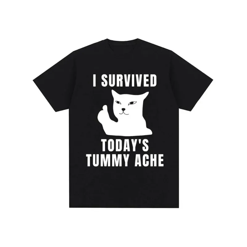 المرأة تي شيرت المرأة عادية الشارع الشهير مضحك فانين ألف ياردة القط العين تي شيرت Harajuku نمط الرجعية #3