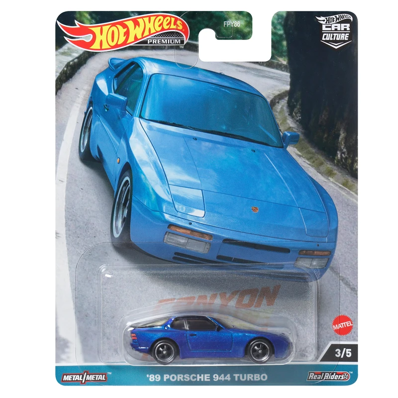 Original Hot Wheels Car Culture Premium Models Canyon Warrior Porsche Turbo Mercedes Benz 500E BMW Boys Toys for Kids Automobile