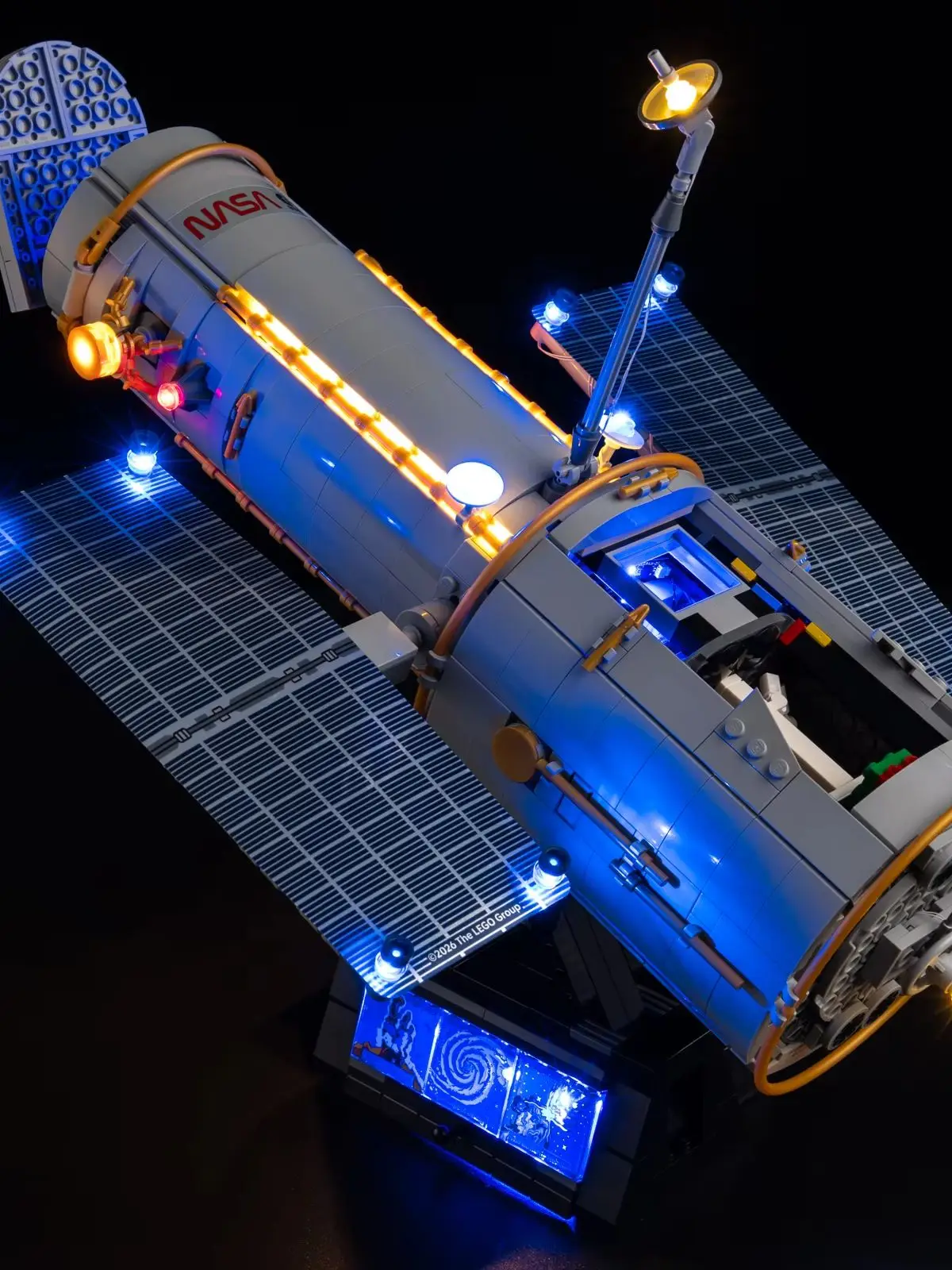 LED-Beleuchtungsset geeignet für LEGO Hubble Weltraumteleskop 11382 Bausteine, Dekorative Lampe, LEGO-Bausteine nicht enthalten.