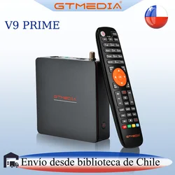 Gtmedia-v9 prime receptor de tv por satélite, decodificador de sinal de satélite hd dvb-s2/s2/s, receptor de tv, apoio américa do sul, espanhol, 61w, 70w, wi-fi, built-in 2.4g, o transporte local é enviado do armazém francês