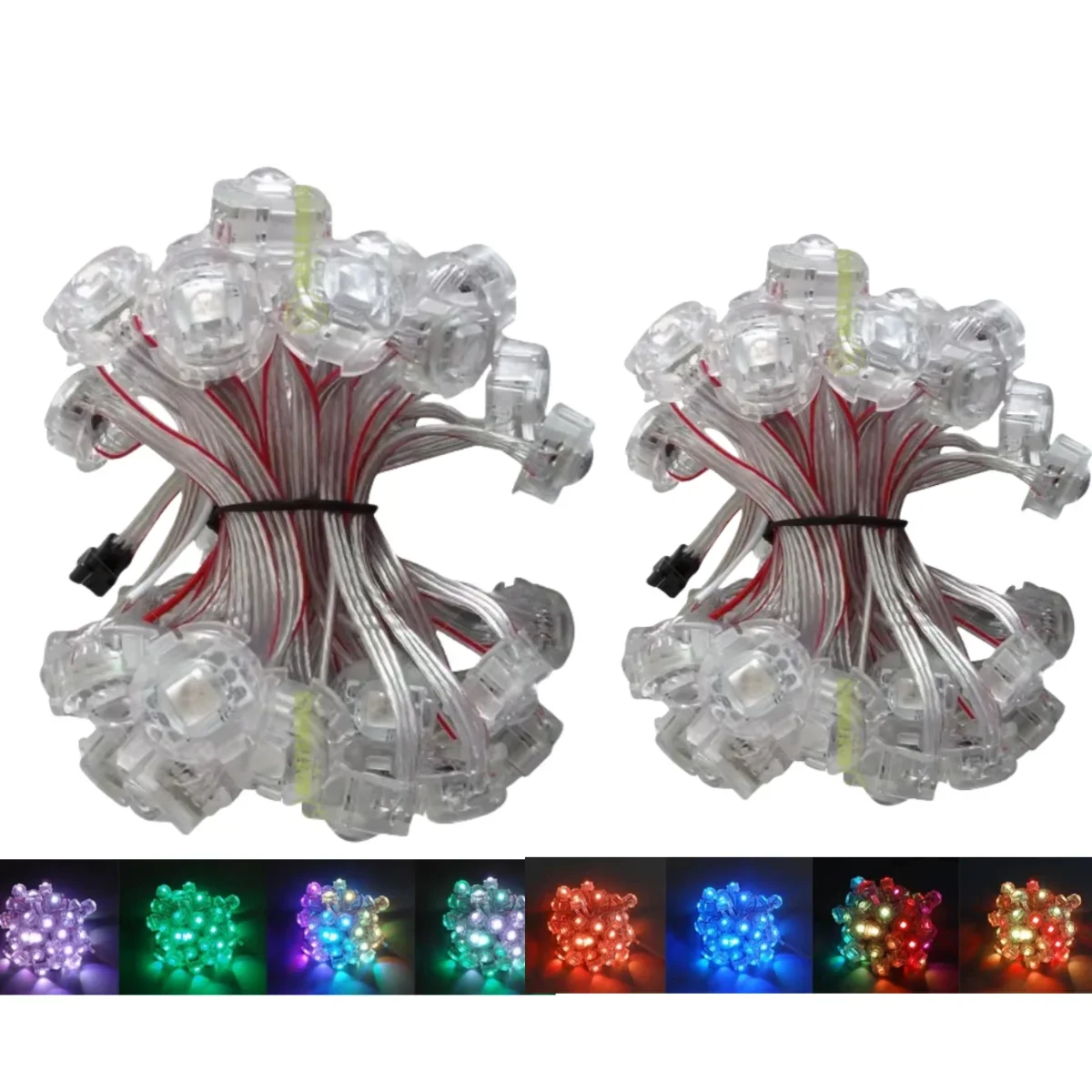 500pcs DC5V WS2811 LED Pixel Module Light 20mm Diameter Waterproof IP68 Addressable for Billboard, KTV Amusement Park Decoration