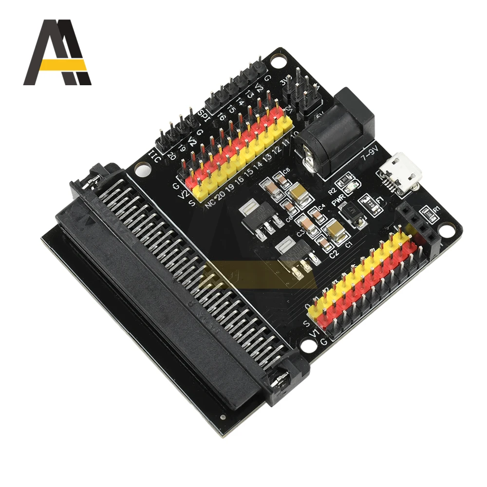 مايكرو: بت V2 لوح تمديد محول الاستشعار لوح تمديد وحدة متوافقة مع 3.3 فولت 5 فولت بيثون تطوير البرمجة #2