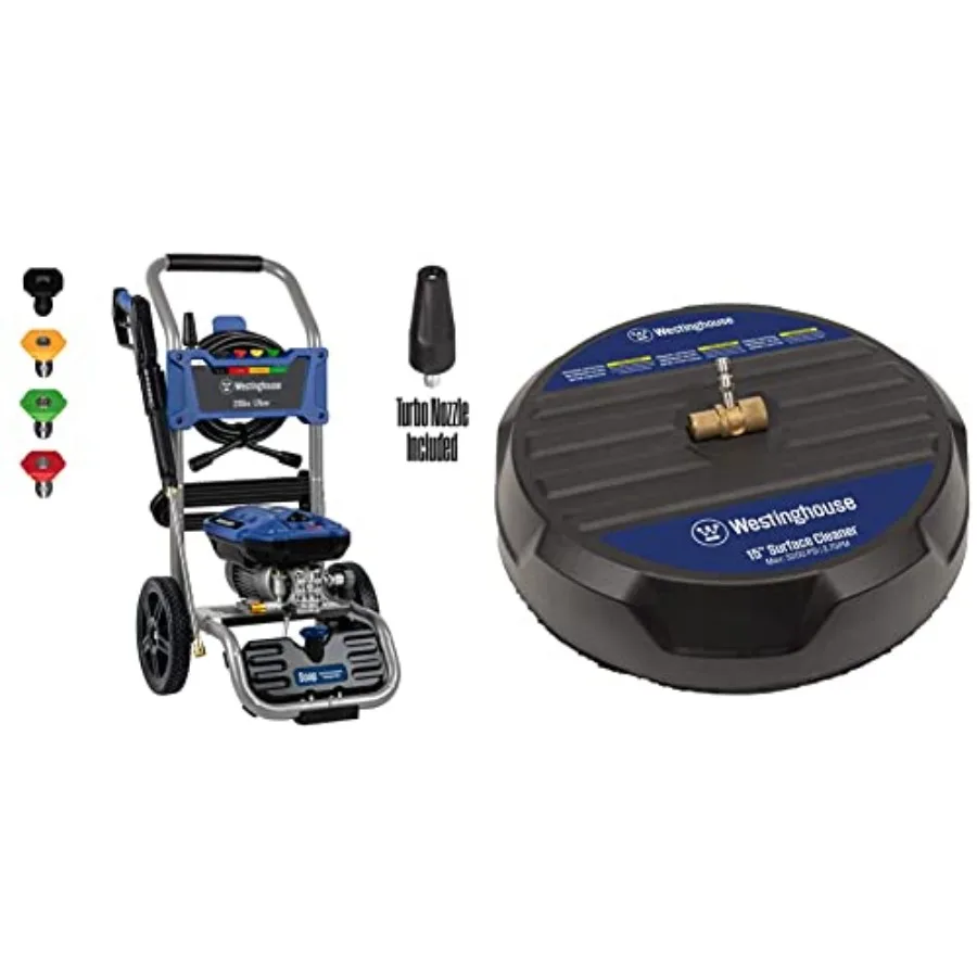 

Электрическая мойка высокого давления Westinghouse WPX2700e, 2700 PSI, 1.76 Max GPM, с универсальной насадкой для очистки поверхностей 15 Pressure Washer Surface Cleaner Attac