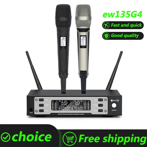 EW135G4 SKM9000 micrófono inalámbrico UHF con nombre Original para Karaoke, discursos de escenario, banda de actuación de boda