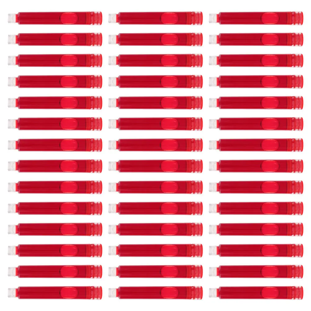

50 шт. сменных чернил для ручек, прямые жидкие чернила для перьевых ручек, надежные и стабильные, для ведения записей и заметок