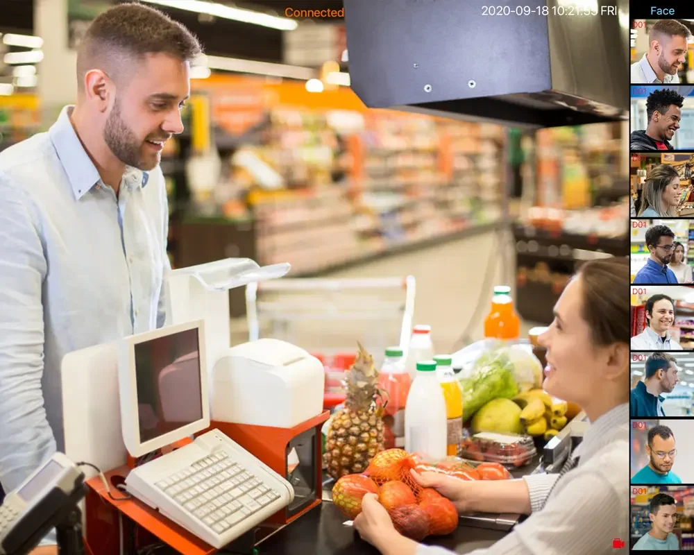 8MP 4K Ai Face Detection Security Camera System POE NVR Kit CCTV Video Record Outdoor Home Human Audio Surveillance Camera Xmeye